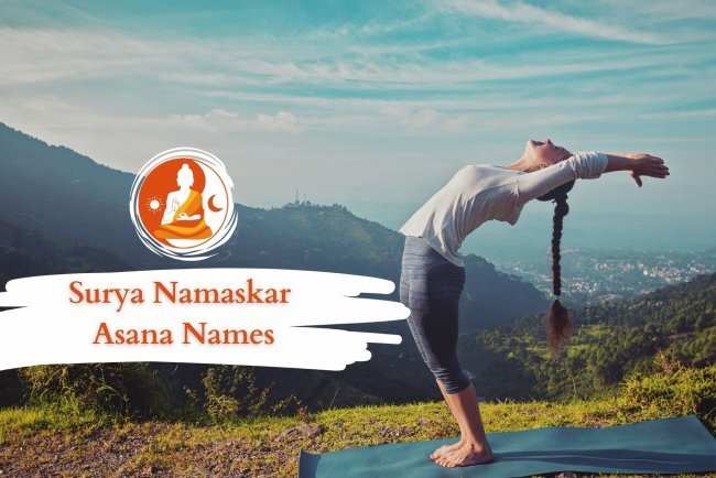 Surya Namaskar Asana Names (12 Simple Steps)